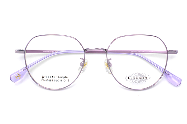 Montures de lunettes en titane en gros 87095