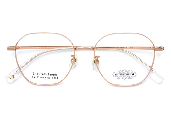 Monture de lunettes en titane en gros 87108