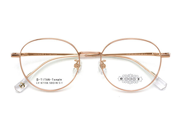 Montures de lunettes en titane en gros 87106