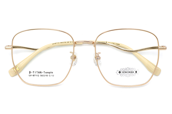 Montures de lunettes en titane en gros 87112