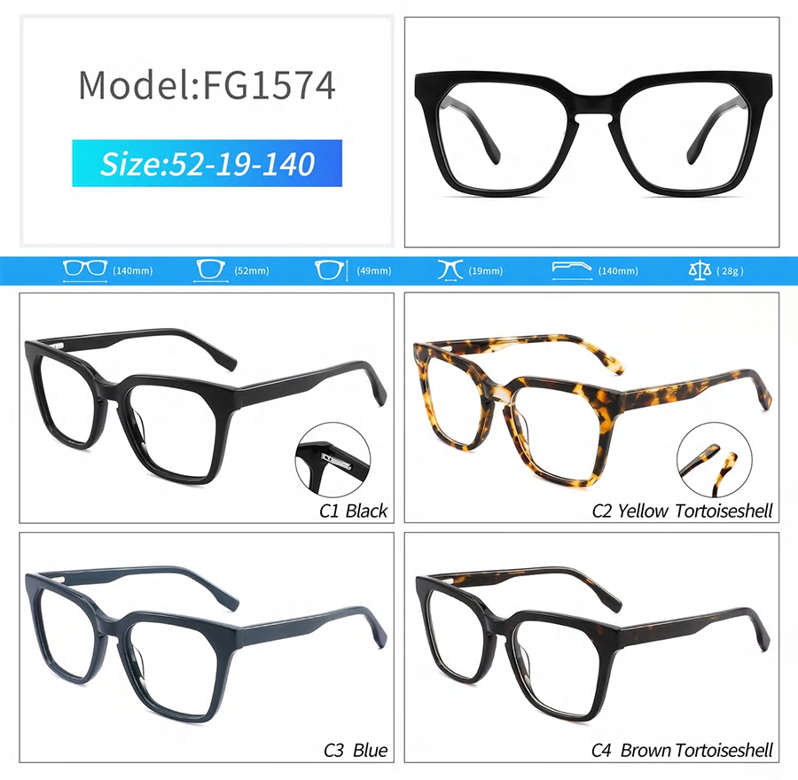 montures de lunettes pour hommes FG1574