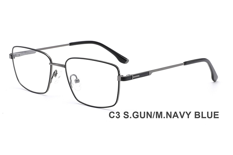 Montures de lunettes en métal en gros H8338A