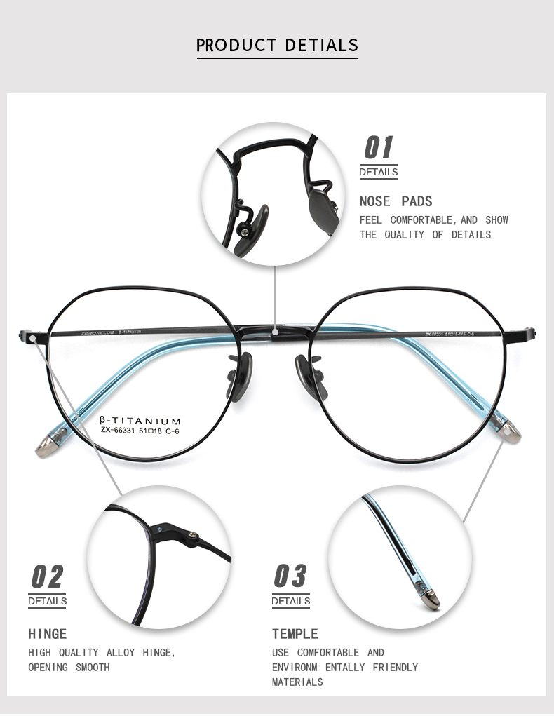 Monture de lunettes Titan