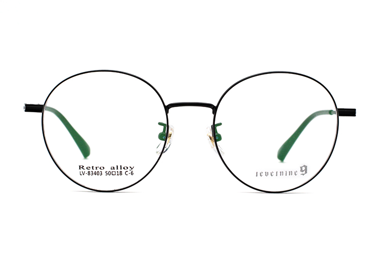 Montures de lunettes en métal en gros 83403