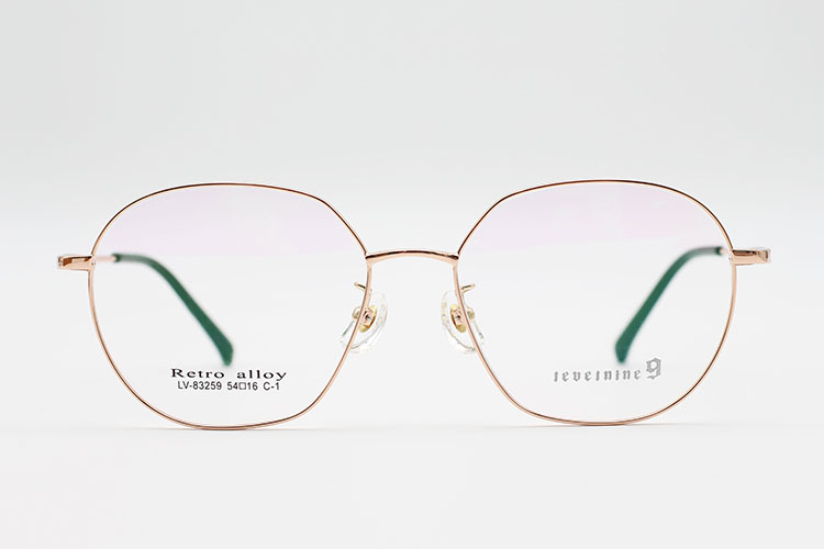 Montures de lunettes en métal en gros 83259