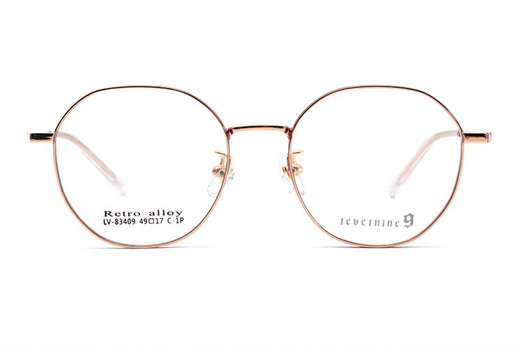 Montures de lunettes en métal en gros 83409