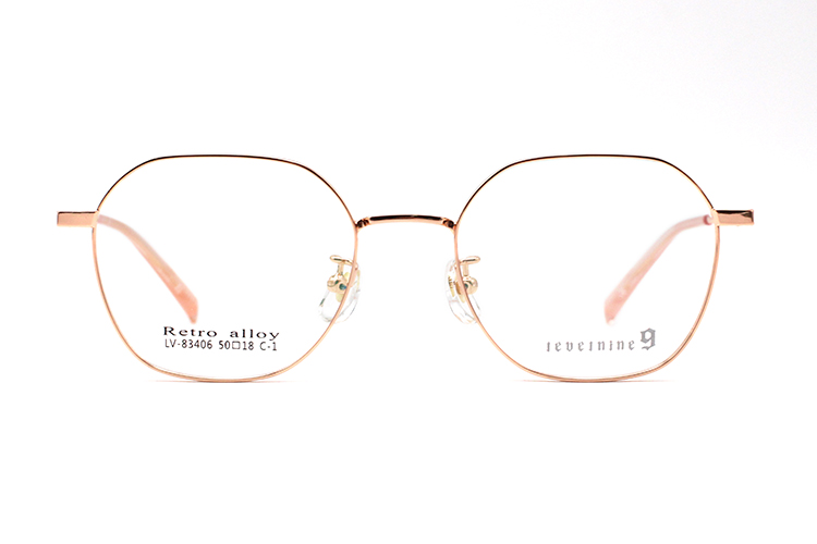 Montures de lunettes en métal en gros 83406