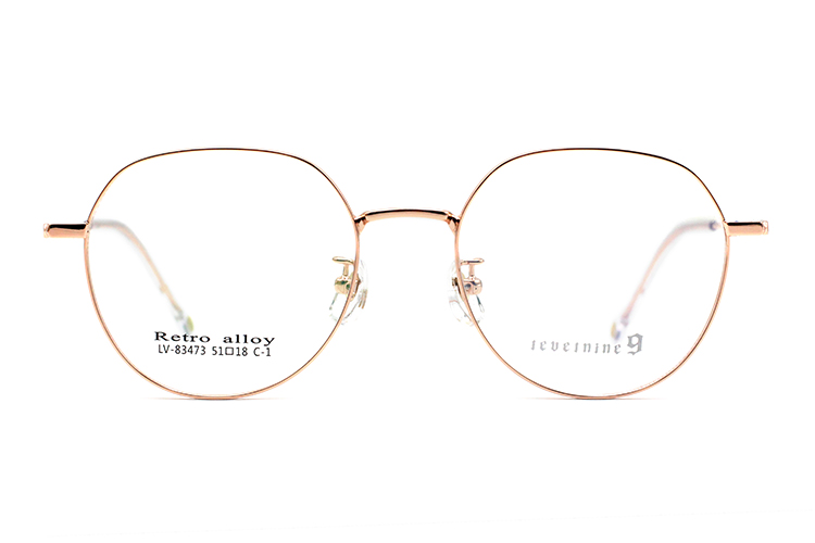 Montures de lunettes en métal en gros 83473