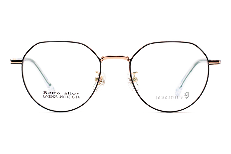 Montures de lunettes en métal en gros 83423