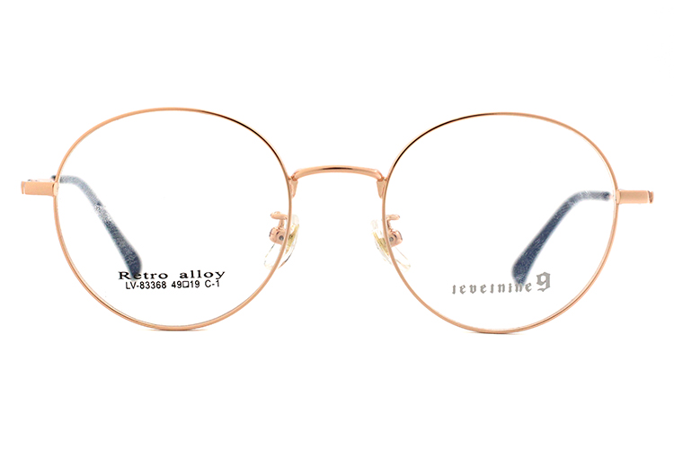 Montures de lunettes en métal en gros 83368