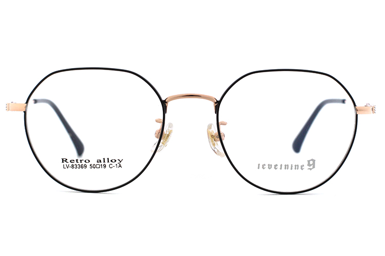 Montures de lunettes en métal en gros 83369