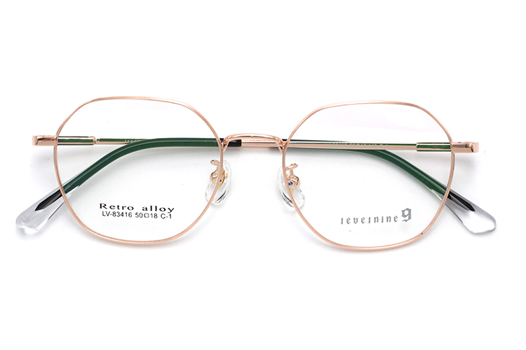 montures design m&eacute;talliques - Or