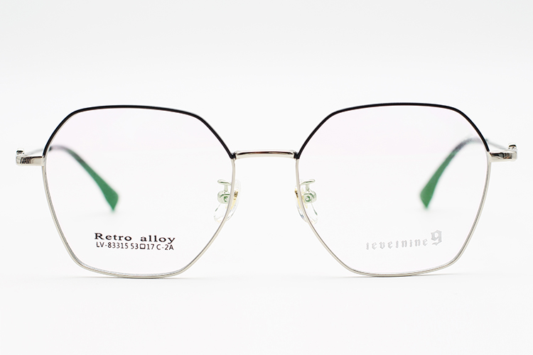 Montures de lunettes en métal en gros 83315