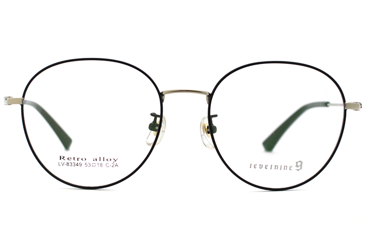 Montures de lunettes en métal en gros 83349