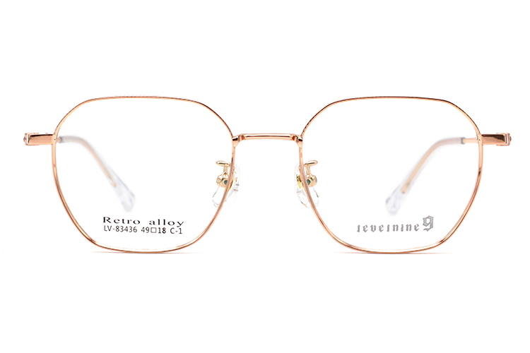 Montures de lunettes en métal en gros 83436