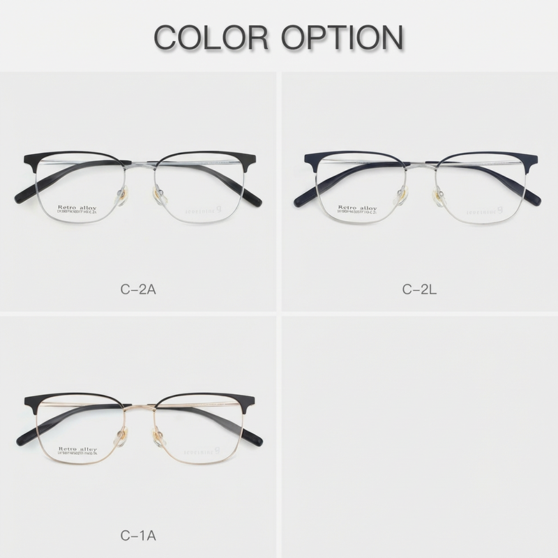 Montures de lunettes en m&eacute;tal LevelNine S8374000013 