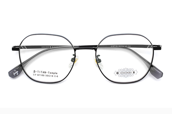 Montures de lunettes en titane en gros 87100