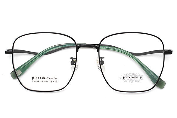 Montures de lunettes en titane en gros 87112