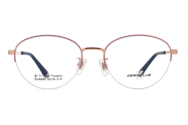 Montures de lunettes en titane en gros 65042