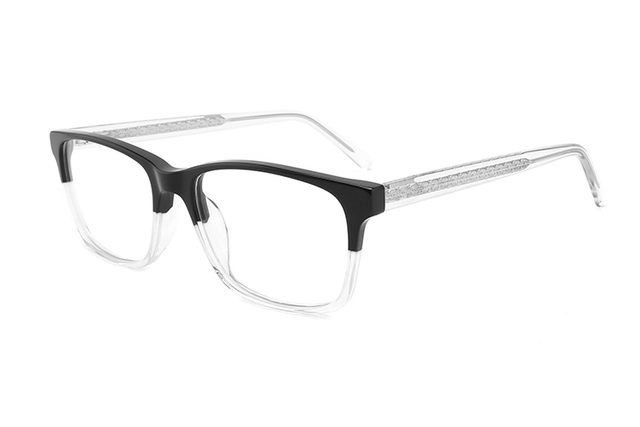 Montures de lunettes de lunettes rectangulaires vintage en acétate pour femmes FG1182