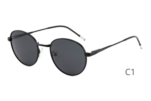 Lunettes de soleil polarisées en métal-6309