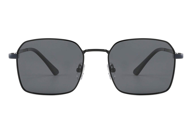 Lunettes de soleil carrées en métal