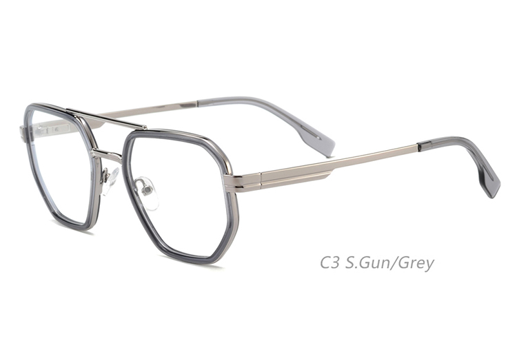 Montures de lunettes en métal en gros 4582H 