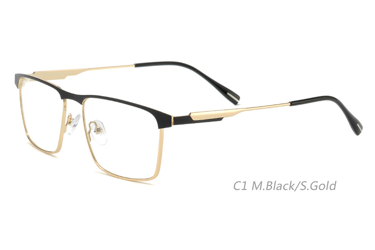 Montures de lunettes en métal en gros 4654