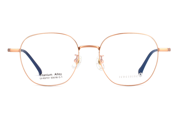 Montures de lunettes en métal en gros 83731