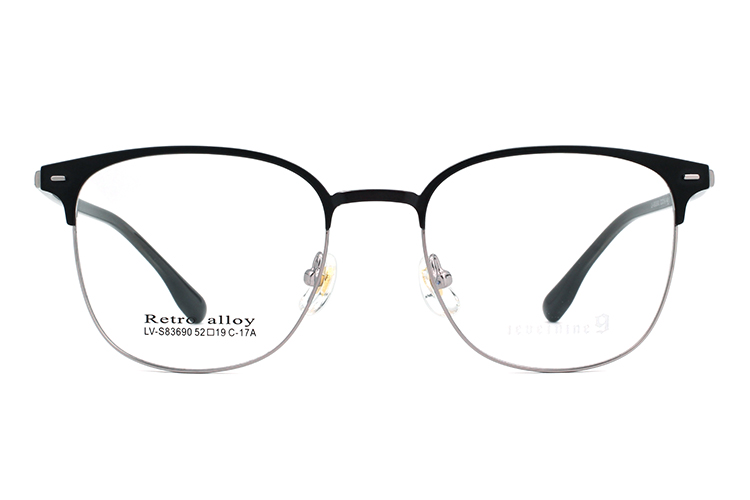 Montures de lunettes en métal en gros S83690