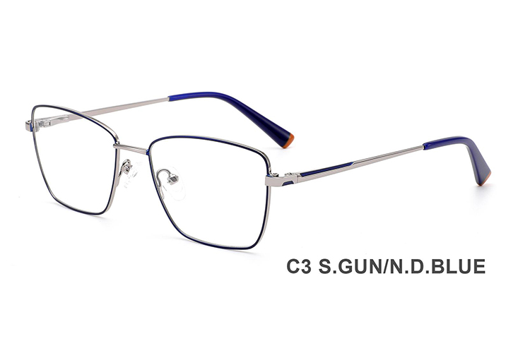 Montures de lunettes en métal en gros H8345A