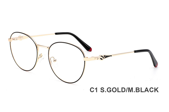 Montures de lunettes en métal en gros H8347A