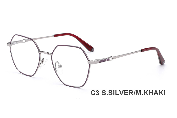 Montures de lunettes en métal en gros H8332A