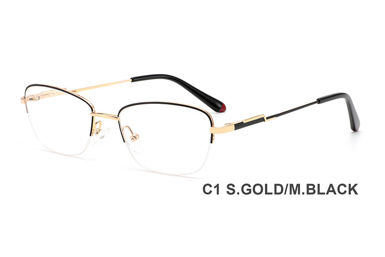 Montures de lunettes en métal en gros H8333A