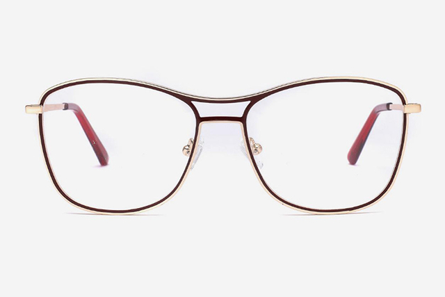 Montures de lunettes en métal aviateur