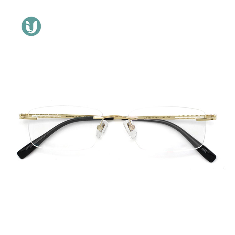 Montures de lunettes en titane en gros 66310