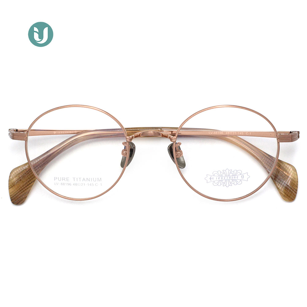 Montures de lunettes en titane en gros 88196