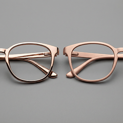 Finition de placage de montures optiques en métal personnalisées