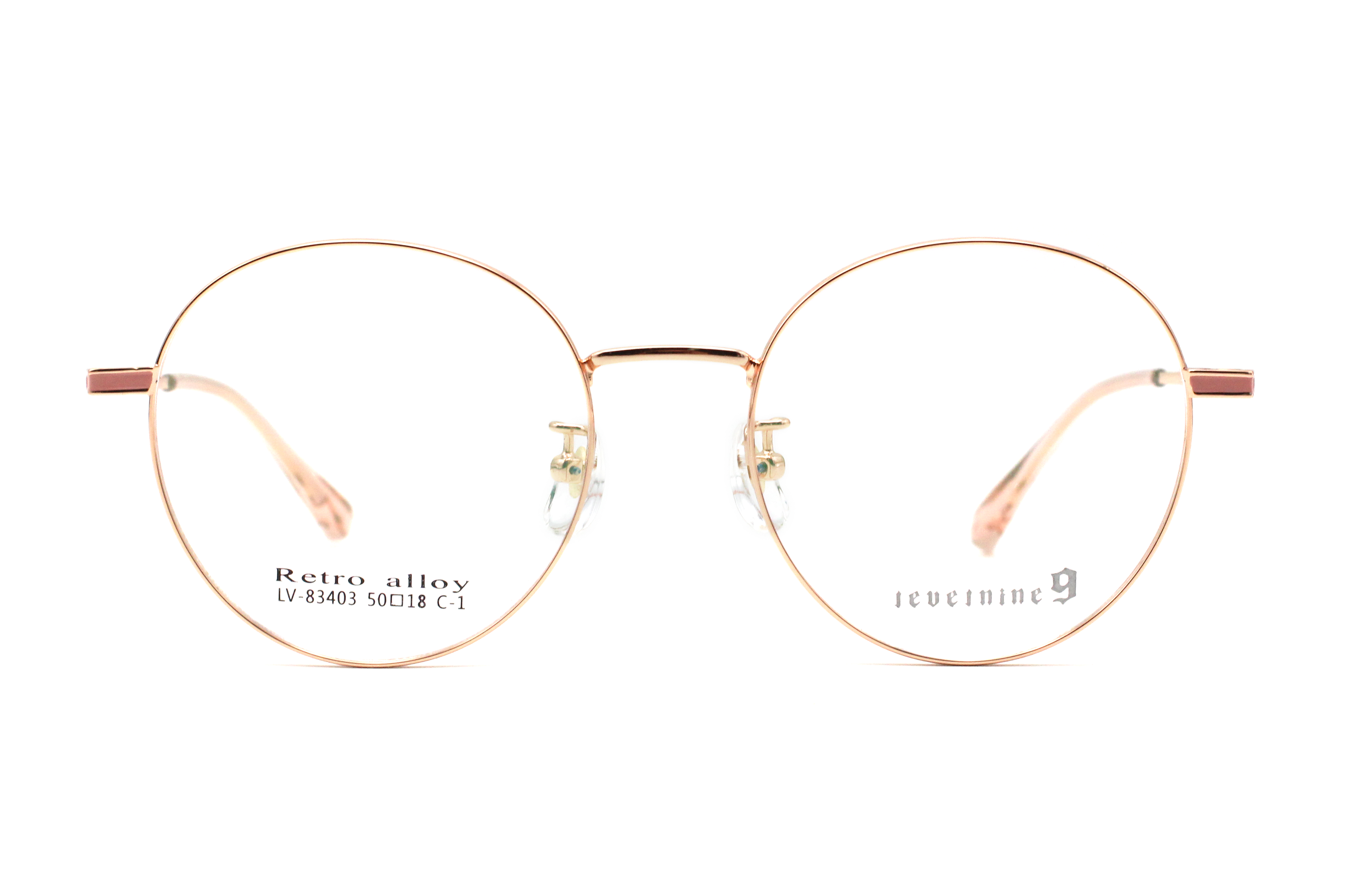 Montures de lunettes en métal en gros 83403