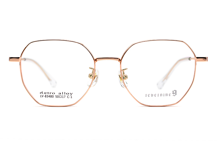 Montures de lunettes en métal en gros 83480