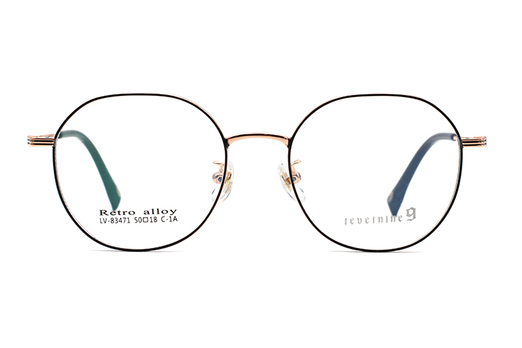 Montures de lunettes en métal en gros 83471