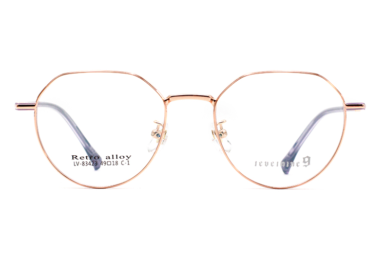 Montures de lunettes en métal en gros 83423