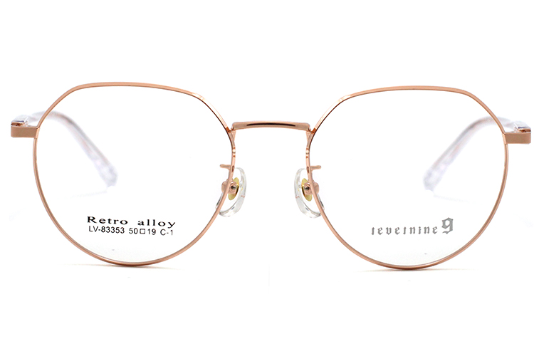 Montures de lunettes en métal en gros 83353