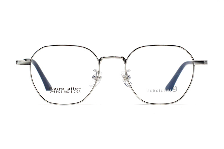 Montures de lunettes en métal en gros 83429