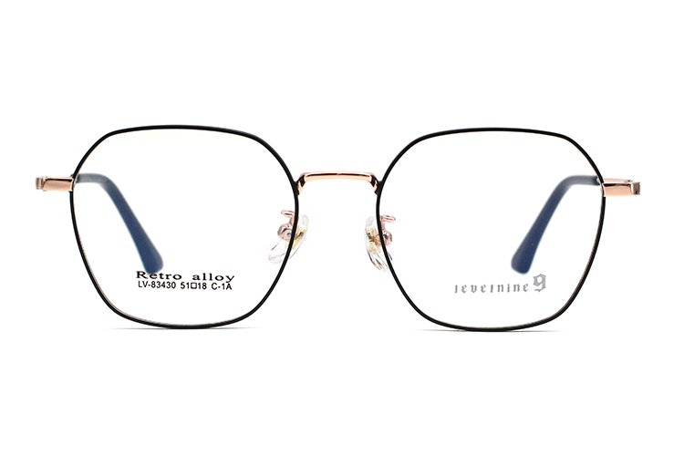 Montures de lunettes en métal en gros 83430