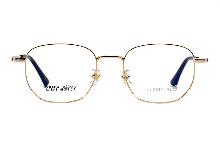 Montures de lunettes en métal en gros 83431