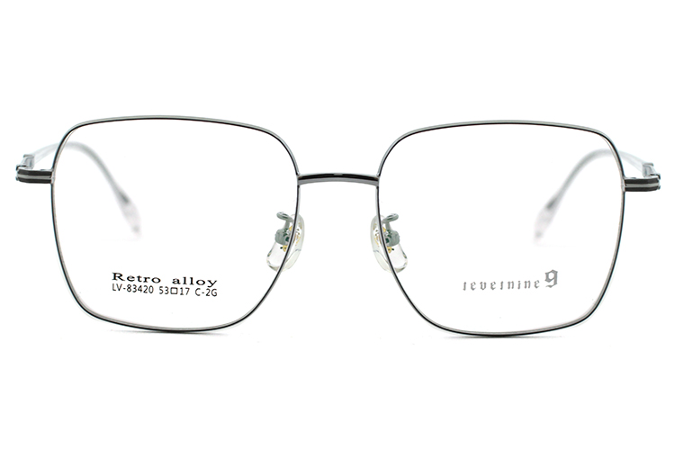 Montures de lunettes en métal en gros 83420