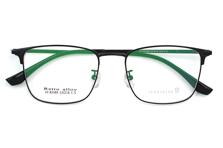 Montures Optiques Rectangulaires - Noir