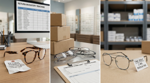 Pourquoi les taux de retour &eacute;lev&eacute;s drainent les b&eacute;n&eacute;fices de votre magasin d'optique