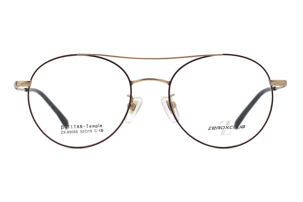 Montures de lunettes en titane en gros 65056